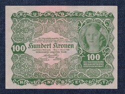 Ausztria 100 Korona bankjegy 1922