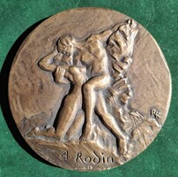 Renner Kálmán: Rodin, 1967, bronz érem