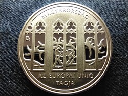 Magyarország az Európai Unio tagja .925 ezüst 5000 Forint 2004 BP PP