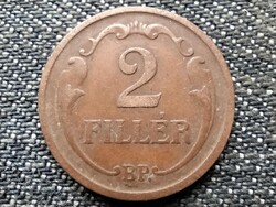 Háború előtti (1920-1940) 2 fillér 1938 BP