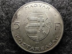 Kossuth Lajos .500 ezüst 5 Forint 1947 BP