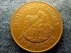 Jersey II. Erzsébet St. Helier remetelak 2 penny 1992
