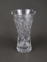 1U837 Hibátlan csiszolt kristály váza 20 cm