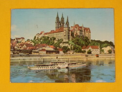 Képeslap - NDK / DDR 1966. - Meissen, Elba, Dóm