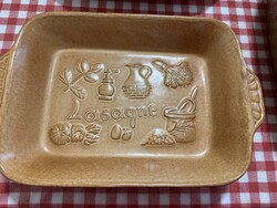 Olasz Lasagne kerámia tál