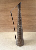 FÜLES, KALAPÁLT, RETRO FÉM DÍSZKANCSÓ 49.5 CM