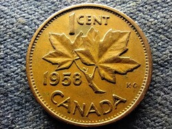 Kanada II. Erzsébet 1 Cent 1958