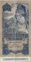 10 schilling 1945 II. kiadás vékony sorozatszám 2.