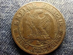 Franciaország III. Napóleon (1852-1870) 5 Centimes 1862 K