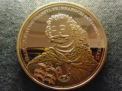 Magyar aranyóriások II. Rákóczi Ferenc emlékérem, 1705, utánveret réz-nikkel