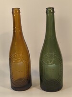 Régi 2db sörösüveg Haggenmacher sörgyár 0.45l, és 0,55l