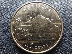 Kanada 125 éves az Államszövetség Manitoba 25 Cent 1992