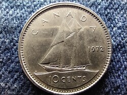 Kanada II. Erzsébet (1952-2022) 10 Cent 1972