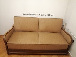 Art deco rekamié/ kanapé ágyneműtartóval