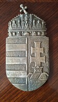 Magyarország réz címer nagyméretű  23  cm x 11 cm