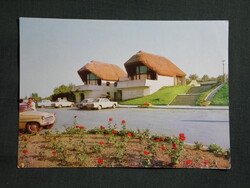 Képeslap,Szekszárd,Sió csárda,étterem látkép,részlet, 1968-