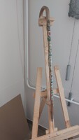 Régi túrabot, sétabot, görbebot jelvényekkel (23db) 90 cm