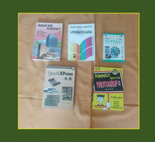 Gyüjtőknek_Régi szoftver DVD-CD + informatikai könyvek pakk