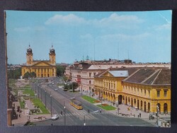 Régi képeslap Debrecen, Vörös Hadsereg útja villamossal