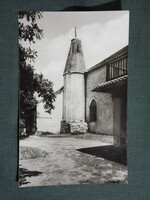 Képeslap,Szigetvár,Csonka minaret látkép,részlet, 1965-