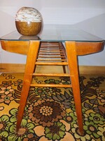 Mid century retró dohányzó asztal skandináv stílus Tatra Nabytok
