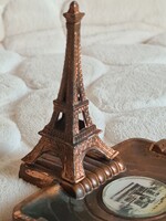 Francia vintage vörös réz színű hamutartó.  Diadal ív párizsi suvenir  70 es évekből