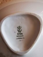 Wallendorf porcelán tál