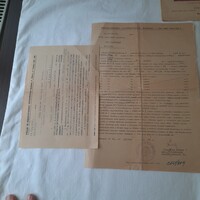 Tanítónő 1949. évi nyugdíjazásával kapcsolatos hivatalos iratok