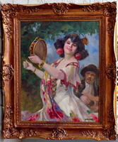 Geiger Richárd  1870-1945:  Eredetiség igazolással Számlával