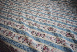 Régi bútorszövet biedermeier stílus , ágytakaró , terítő , falvédő , drapéria anyag 250 x 156 cm