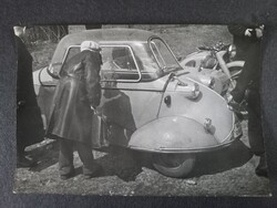 Régi fotó Messerschmitt 200 törpeautó