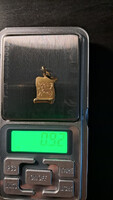 BAK horoszkóp medál 14 K 0,9 gramm