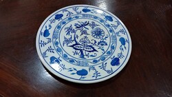 Eredeti Meisseni hagymamintás edényalátét, cseh porcelán