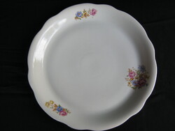 Zsolnay porcelán nagy méretű süteményes kínáló tál