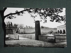 Képeslap,Szigetvár,vár,belső vár hídja látkép,részlet, 1968-