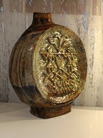 Zsolnay Extrém Ritka Pirogránit Váza 42 cm