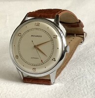 Movado  automatic - szép számlapos svájci karóra az 1940-es évek végéről - gyűjtői, működésről videó