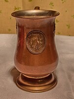 RÉZ KUPA DÍSZES RÁTÉTEKKEL