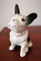 Angol buldog figura porcelánból