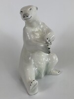 Jegesmedve porcelán figura 2.