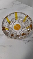 Ólom kristály hamutál art deco