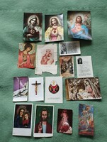 Szentképek, imalapok, hologramos képeslap