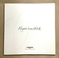 Longines kiadvány óra modellekről és óra szériákról 2000-ből - gyűjtőknek!