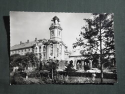 Képeslap,Szolnok,Tisza szálló látkép,részlet, 1968-