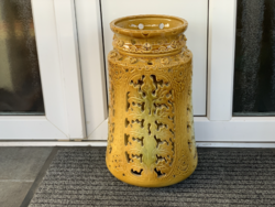 Pazar padlóváza Zahajszky László terve, Gránit gyár terméke, nagyméret 46 cm.
