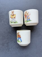 Vintage Royal Doulton BUNNYKINS angol finom porcelán tojástartó