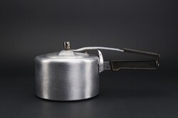 Retro kukta, régi, aluminium.