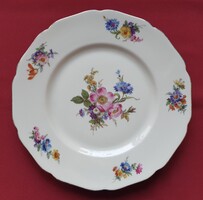 Hutschenreuther Madeleine német porcelán tálaló tányér tál virág mintával