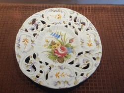 Bassano olasz áttört tál 28 cm