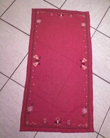Keresztszemes karácsonyi terítő 92x48 cm
